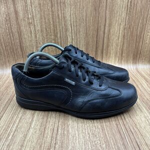 Mephisto Air Relax Black Leather Lace Up Men's Size 8 Shoes